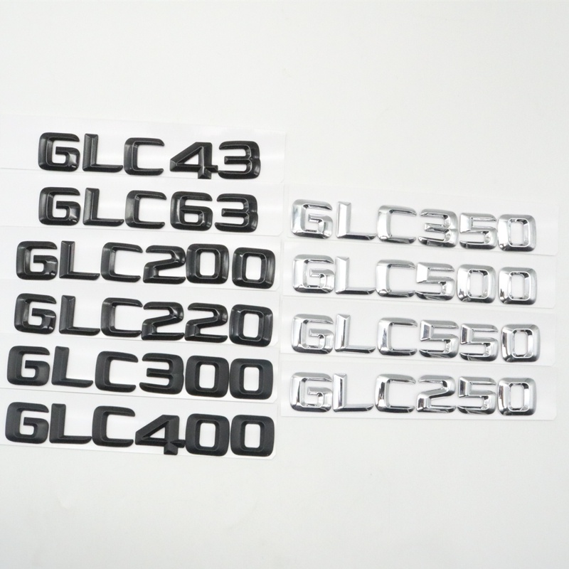 3 สีสําหรับ Mercedes Benz X253 GLC43 GLC63 GLC200 GLC220 GLC250 GLC300 GLC350 GLC500 GLC550 โลโก้สัญ