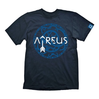 Fsd11ew2e เสื้อยืดผ้าฝ้าย พิมพ์ลาย God Of War Atreuymbol X-Large สีน้ําเงินเข้ม สําหรับผู้ชาย RT645E65TER15907