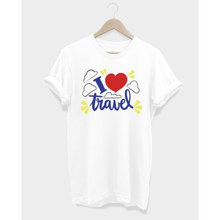 เสื้อยืดท่องเที่ยว I Love Travel T-Shirt