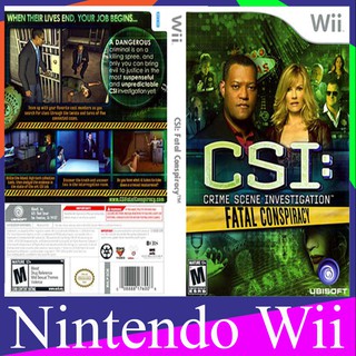 WIIGAME : CSI Crime Scene Investigation Fatal Conspiracy