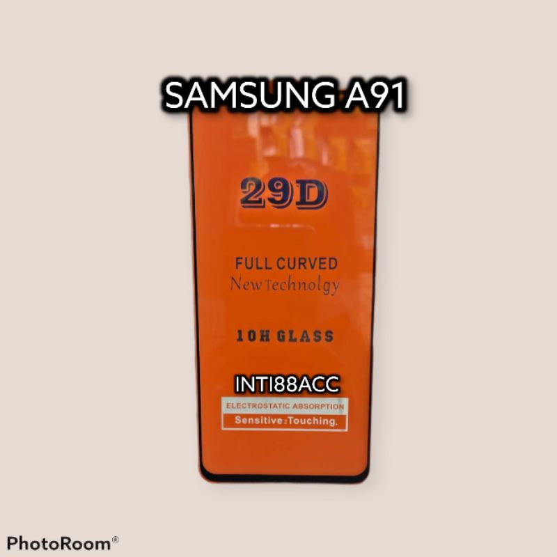 LAYER SAMSUNG A91 / TEMPERED GLASS FULL SCREEN + PEKING CHEIL / SAMSUNG A91