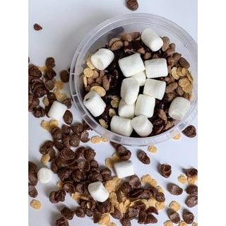 Chocolate bom ซีเรียลช็อกโกแลตลาวา (มี 4 รสชาติ) ขนมคลีน แคลอรี่ต่ำ