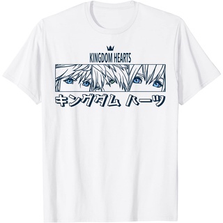 เสื้อยืดลําลอง แขนสั้น พิมพ์ลาย Disney Kingdom Hearts Sora Riku Kairi Kanji คุณภาพสูง สไตล์เกาหลี