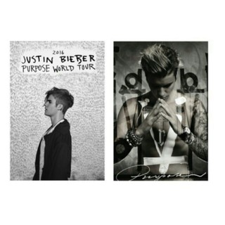 JUSTIN BIEBER PURPOSE A3 Poster Picture print new art 2 ด้าน