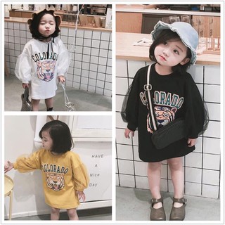 เดรสแขนยาวของลูกสาวน่ารักๆ