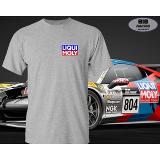 เสื้อยืด RACING เสื้อซิ่ง [เทา] [LIQUI MOLY]