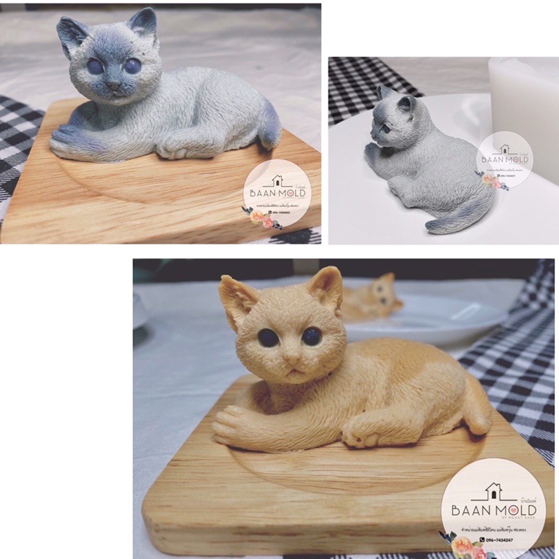 (พร้อมส่ง) พิมพ์ซิลิโคนแมว พิมพ์ซิลิโคนสามมิติ ฟองดอง พิมพ์วุ้น แม่พิมพ์แมวเหมียว พิมพ์แมว (ตัวใหญ่) ราคา ถูกที่สุด ดีลบีเคเค แกลเลอรีภาพที่ 3