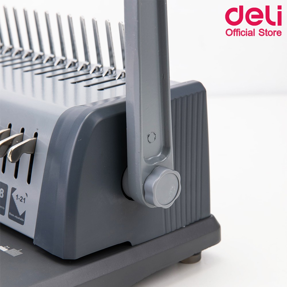 Deli 3873 Binding Machine เครื่องเจาะกระดูกงูสำหรับเข้าเล่ม รับประกัน