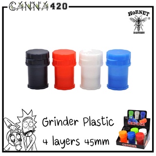 Plastic Grinder 45mm / 58mm 4 Layers เครื่องบดอเนกประสงค์ 4 layers Grinder Plastic ที่บด พลาสติก ที่บดสมุนไพร