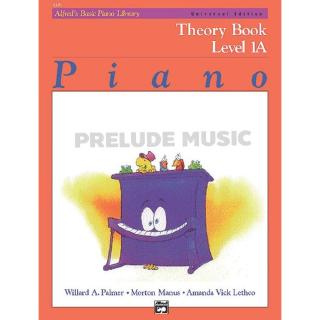 (โค้ดINCSM2Lลด70฿) Alfreds Basic Piano Library: Theory Book 1A 00-6491