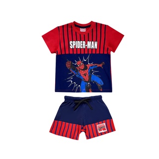 MARVEL SPIDERMAN : 013438ชุดเซ็ตเสื้อกางเกงเด็กผู้ชาย ลิขสิทธิ์แท้