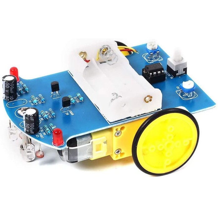 D2-1 DIY KIT Robot Tracking Line Follower Smart Car LM393 Dual Motor - AIFRobotic