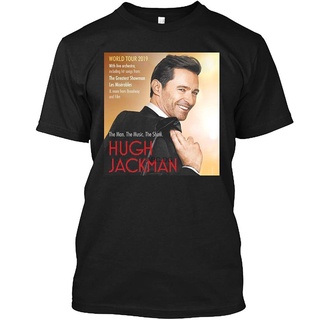 แขนสั้นcrew neckเสื้อยืด พิมพ์ลาย Hugh Greatest Showman Tour Jackman Sigertv 4TeeT สําหรับผู้ชาย 2021S-XXXXL