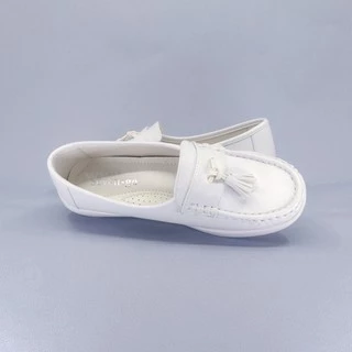 รองเท้าพยาบาลสีชาว รองเท้าพยาบาลSEVENGOF60157 Nurse shoes รองเท้านักศึกษาพยาบาล