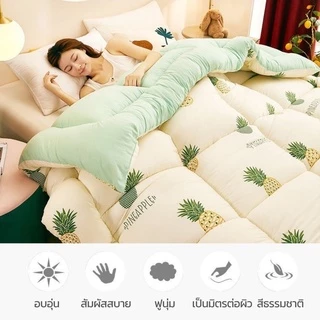 ผ้าห่มนวมลายการ์ตูน ผ้าห่มนวม6ฟุต ผ้าห่มนวมขนาด175*200CM 6ฟุต สีไม่ตก
