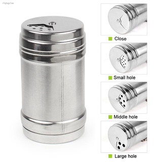 Telecorsa ขวดเครื่องปรุง ขวดใส่เครื่องปรุง สแตนเลส 1ขวด รุ่น Pepper-Bottle-Stainless-Steel-Medium-00c-June-Beam