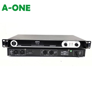 เครื่องขยายเสียง A-ONE MBV เพาเวอร์ AONE รุ่น PA3000 (วัตต์500*2) POWERAMP1U