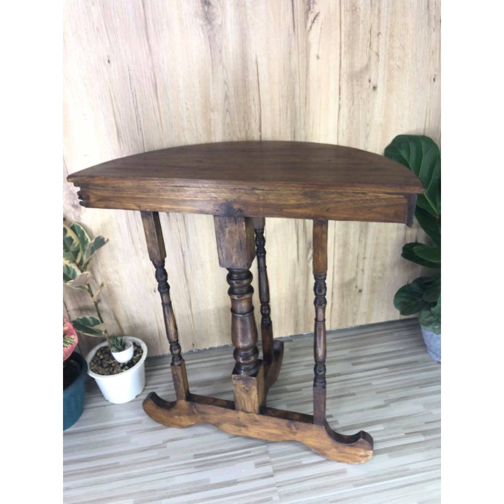 โต๊ะครึ่งวงกลม ลายองุ่น วางของโชว์ ขนาด ลึก37 ยาว 75 สูง 78 เซนติเมตร - รูปที่ 4