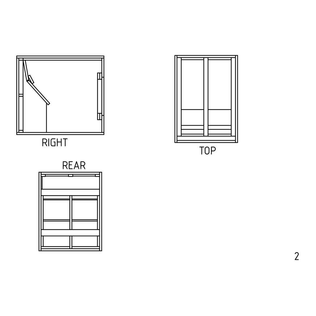 แบบต่อตู้ลำโพง สูตร เทอร์โบ ขนาด18นิ้ว เดี่ยว แบบตัดไม้ - รูปที่ 2