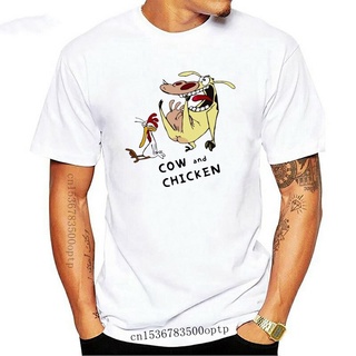 100% Cotton Cow and Chicken design Creative Graphic mens Mens Short sleeve fashion summer mens t shirtS-5XL