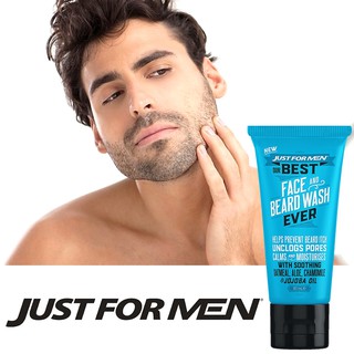 Just For Men Our Best Face and Beard Wash Ever 97ml. ผลิตภัณฑ์ทำความสะอาดหนวดเคราและใบหน้าสำหรับผู้ชาย