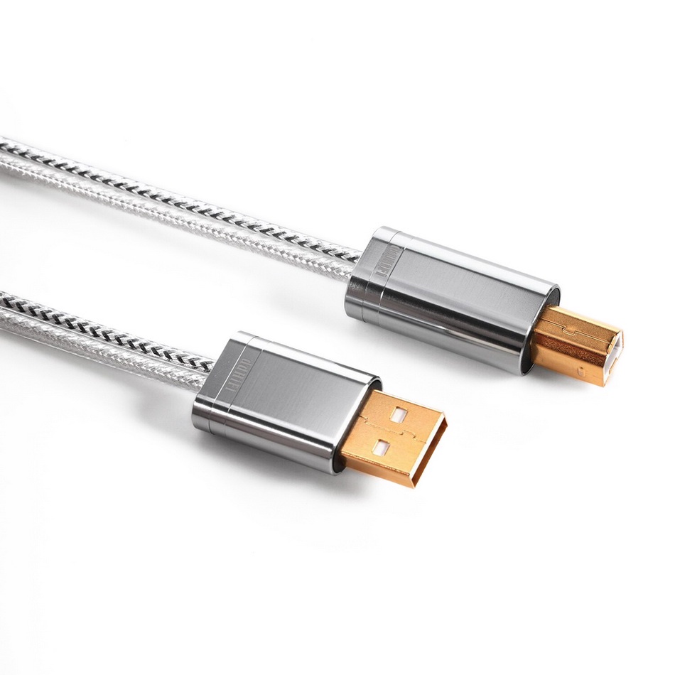 DD TC09BA สาย USB-A เป็น USB-B หุ้มฉนวน เกรดพรีเมี่ยม