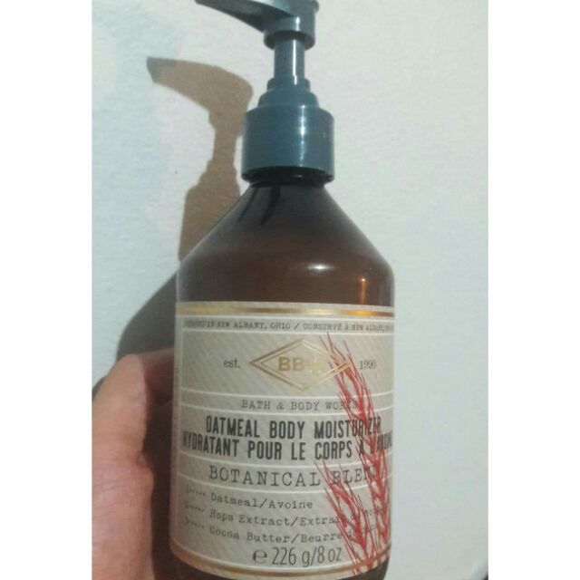BBW Bath and Body works oatmeal body lotion moisturizer โลชั่น บำรุงผิว