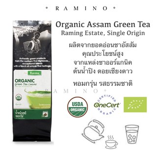 ระมิงค์ ใบชาเขียวออแกนิค 100g มีสารต้านอนุมูลอิสระ ช่วยเผาผลาญไขมัน EU, USDA Organic green tea leaves, Raming Estate