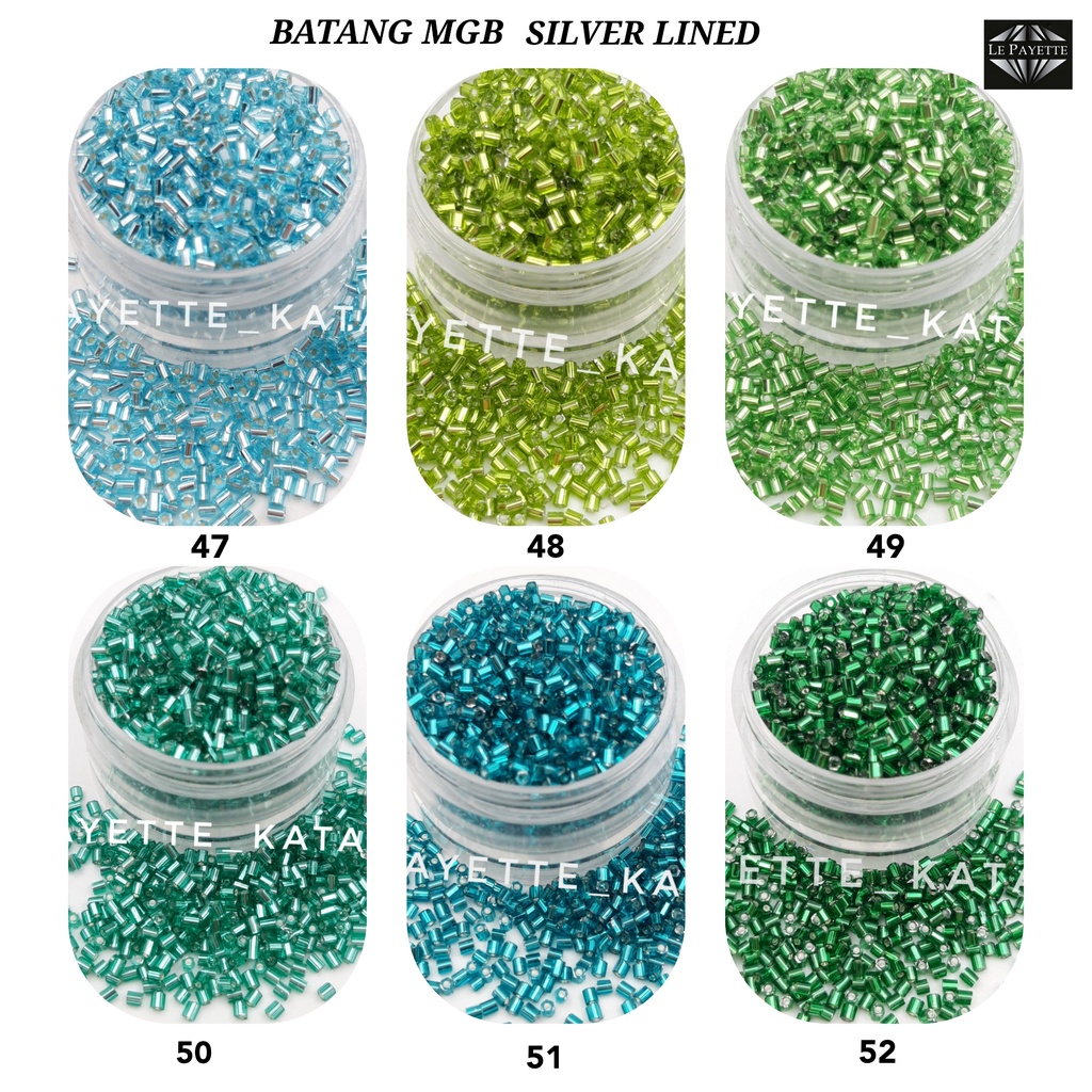 Silver Linea MGB 11/OC Bar Sequins (47-52)