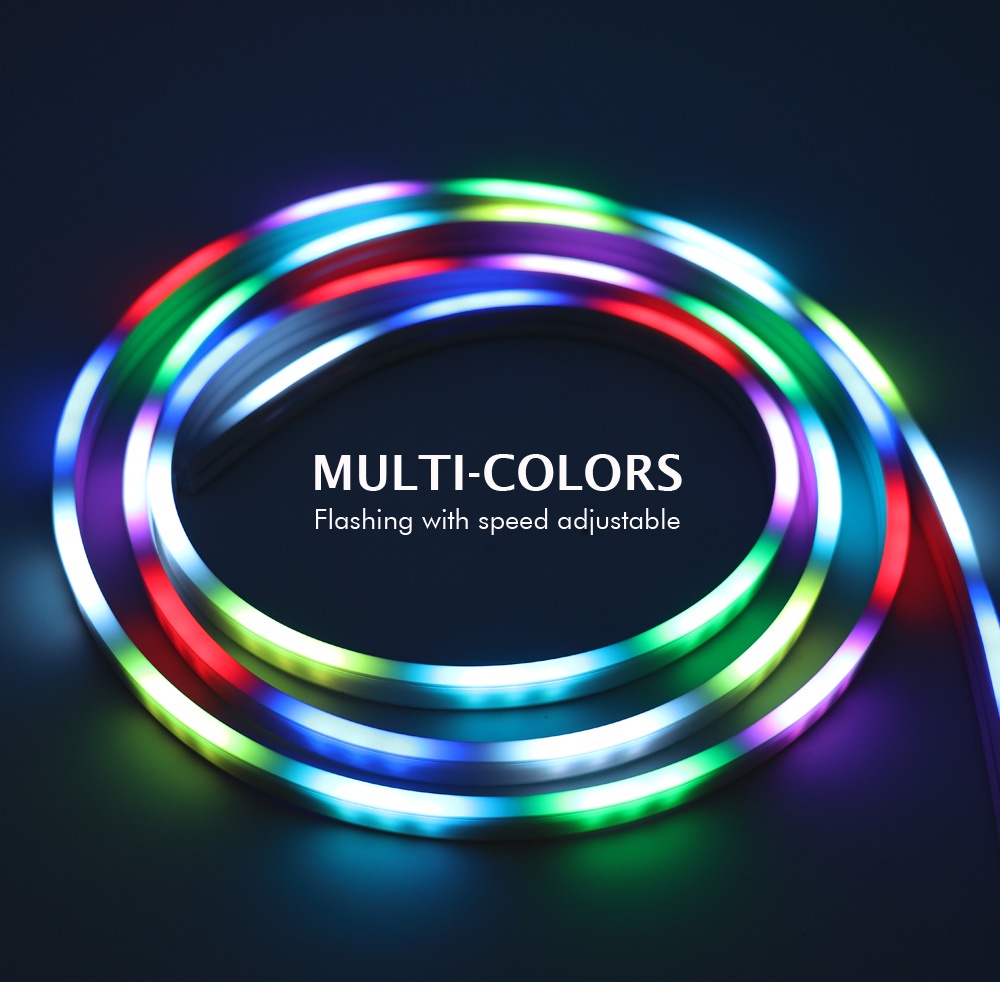 Auto Frunk Ambinet LED Strip Modification Lighting Multi-Color Flashing ...