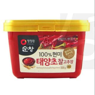 Gochujung โกชูจัง ซอสพริกเกาหลี 500g. ตราซองจองวอน