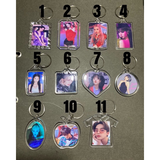 🇹🇭 Acrylic Frame Keyring พวงกุญแจกรอบรูปอะคริลิค