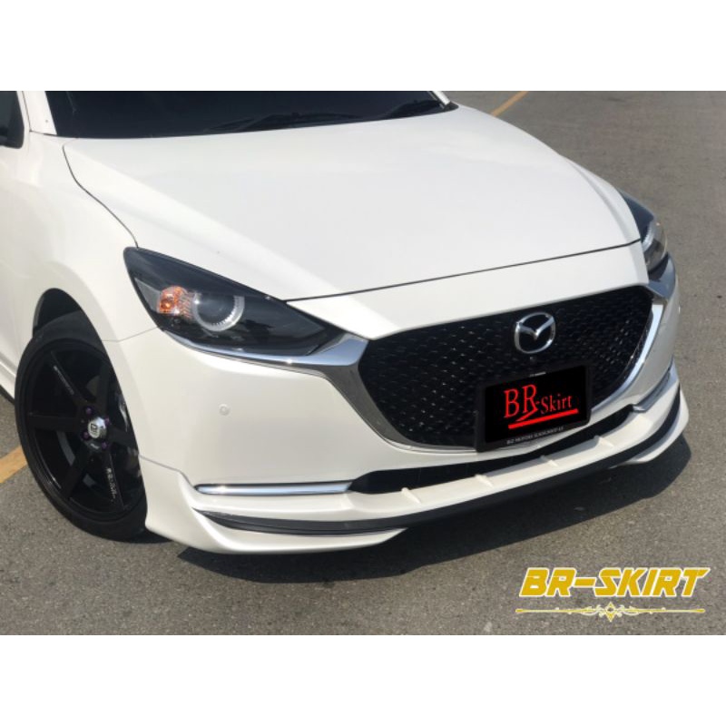 ♦️ขายแยกจ้า สเกิร์ตหน้า 1 ชิ้น Mazda2  2020-2021 ทรง Speed gt ทำสีให้พร้อม♦️