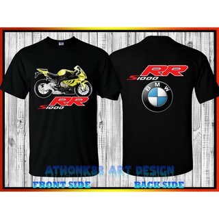 เสื้อยืดสีขาวGildan เสื้อยืดผ้าฝ้าย 100% พิมพ์ลาย Bmw S1000 Rr Racing ขนาดใหญ่ สําหรับผู้ชาย Bmw S1000R Bmw Hp4 Motorrad