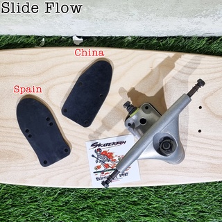 [0310] แผ่นยางรอง Surf truck หนา 6mm Slide Flow งานจีน งานสเปน skateboard truck gasket