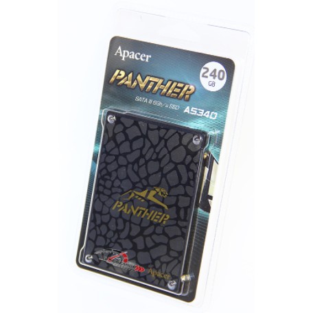 อุปกรณ์จัดเก็บข้อมูล APACER 240 GB SSD SATA  AS340 (AP240GAS340G-1)