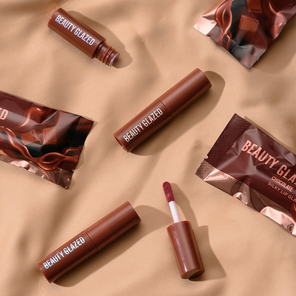 BEAUTY GLAZED ลิปสติกกันน้ำติดทนนาน Matte Lip Clay รูปที่ 3