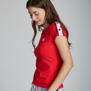 BODY GLOVE ACTIVE SUMMER 2020 WOMEN CREW NECK TEE เสื้อคอกลมผู้หญิง สีแดง Red