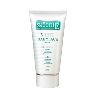 Smooth E White BabyFace Foam. ขนาด 1 OZ สมูทอี ไวท์ เบบี้เฟช โฟม ผิวขาวใส ไร้ริ้วรอย ไร้สิว สูตร Non- Ionic