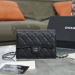 กระเป๋า Chanel wallet with chain(Ori)