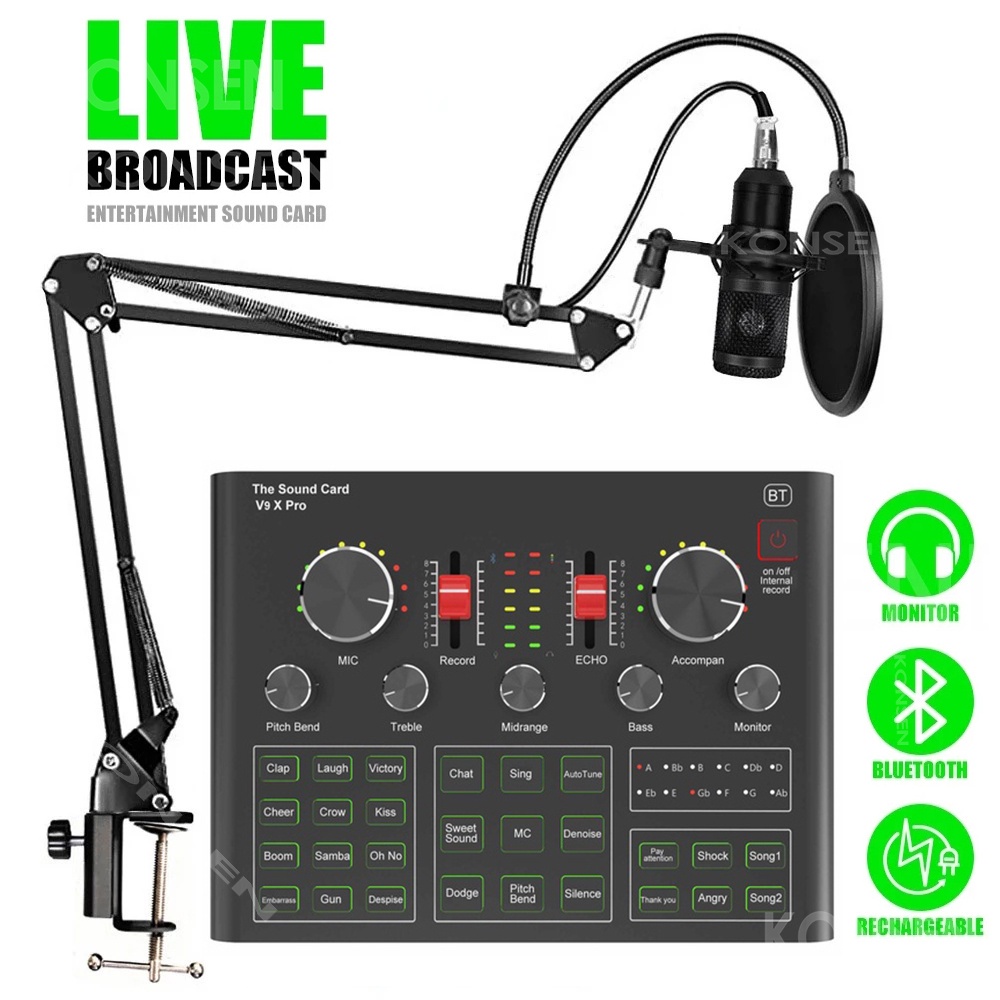 BBM 800 Karaoke Microphone BM800 Studio Condenser Mikrofon Mic bm800