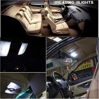 LEADTOPS 1 ชิ้นหลอดไฟรถยนต์ 31/36 มม. 39 มม. 42 มม. โดม Festoon COB Led 12v Smd อ่านป้ายทะเบียนแหล่งกำเนิดแสงสีขาว / น้ำแข็งสีฟ้า