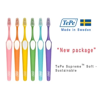 แปรงสีฟัน Tepe made in Sweden แถมแปรงซอกฟัน
