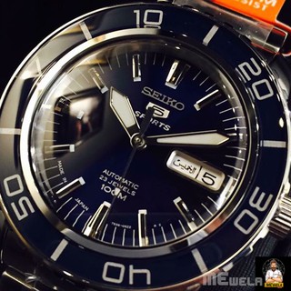 New! Seiko 5 Submarine Deep Blue  made in japan