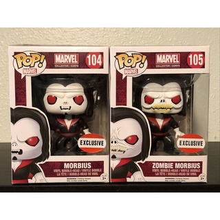 Funko Pop! โมเดลฟิกเกอร์ไวนิล Marvel Exclusive Zombie Morbius ของเล่นสําหรับเด็ก