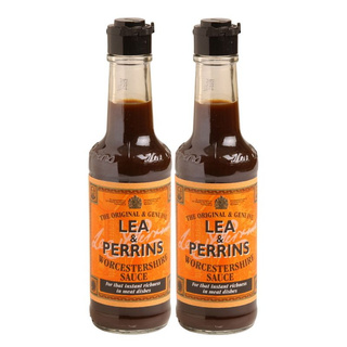 🔥 HOT🔥 ลีแอนด์เพอร์ริน ซอสเปรี้ยววูตเตอร์ 290 มล. x 2 ขวด Lea&amp;Perrins Worcestershire 290 ml x 2 Bottles