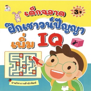 หนังสือเด็ก พร้อมสื่อการเรียนรู้ เด็กฉลาดฝึกเชาวน์ปัญญา เพิ่ม IQ I เสริมเชาวน์ปัญญา เสริมทักษะเด็ก เตรียมความพร้อม