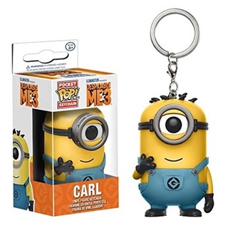 Funko Pop Pocket Pop! พวงกุญแจฟิกเกอร์ Despicable Me 3 Carl Action Figure ของเล่นสะสม