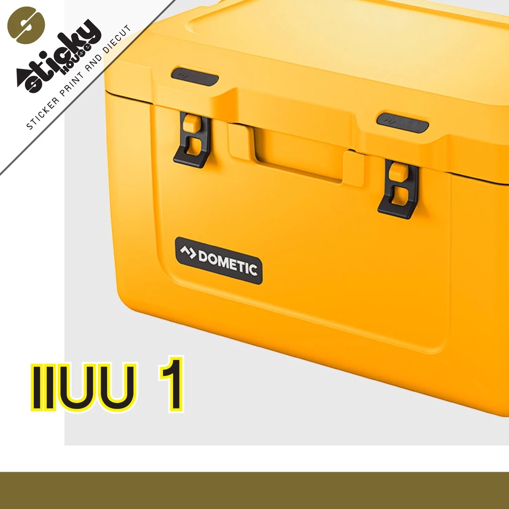 สติ๊กเกอร์ Dometic ลายสายแค้มป์ สำหรับติดรถและกล่องอุปกรณ์ thumbnail 6