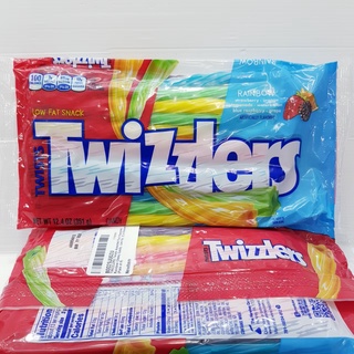 USA CANDY Twizzlers Chewy Candy Rainbow Low Fat ลูกอม ขนมเคี้ยวหนึบ เยลลี่เคี้ยวหนึบ ไขมันต่ำ 351 กรัม